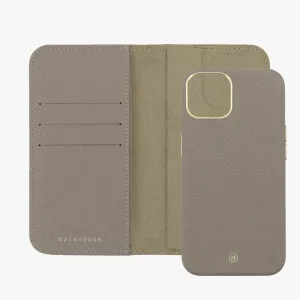 iPhone 14 MagSafe Leather Flip Cover with Leather Case