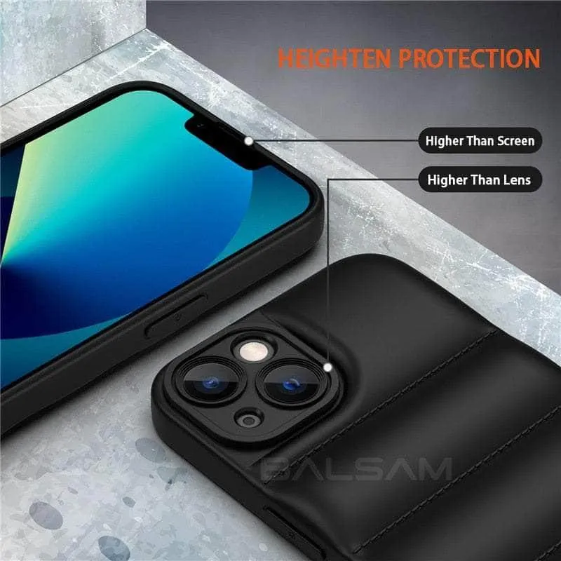 iPhone 14 Pro Down Jacket Puffer Soft Silicon Case
