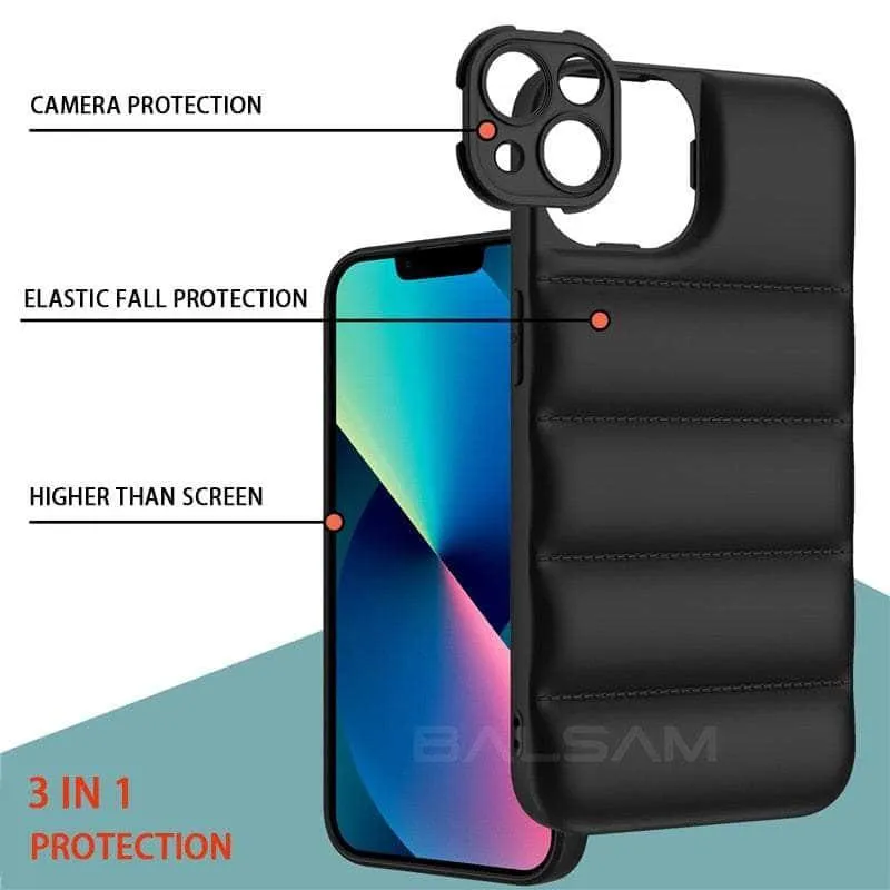 iPhone 14 Pro Down Jacket Puffer Soft Silicon Case