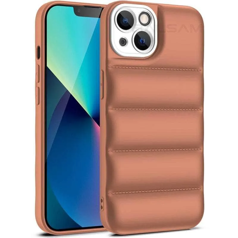 iPhone 14 Pro Down Jacket Puffer Soft Silicon Case