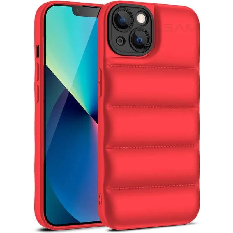 iPhone 14 Pro Down Jacket Puffer Soft Silicon Case