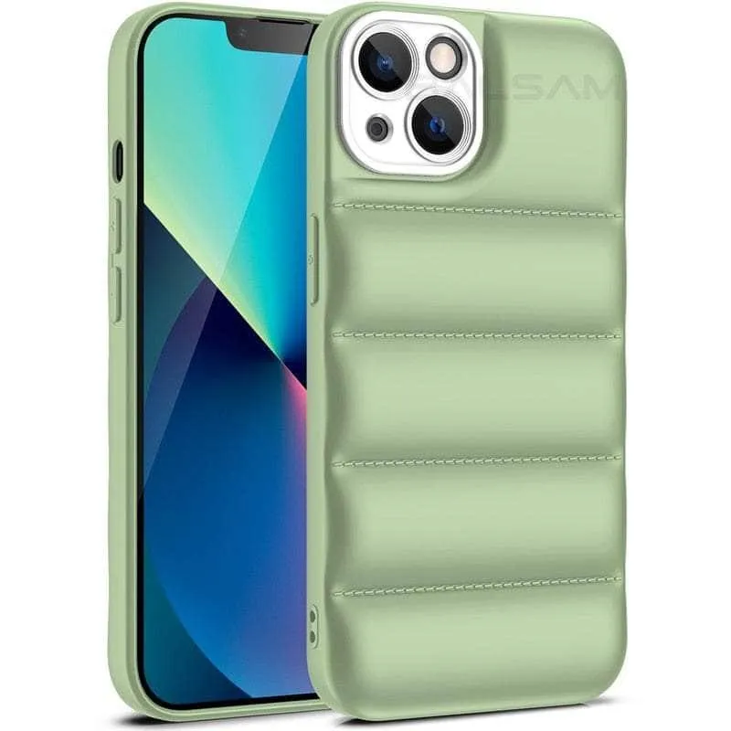 iPhone 14 Pro Down Jacket Puffer Soft Silicon Case