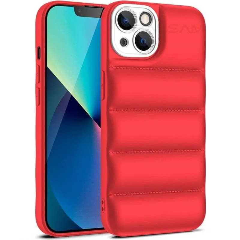 iPhone 14 Pro Down Jacket Puffer Soft Silicon Case
