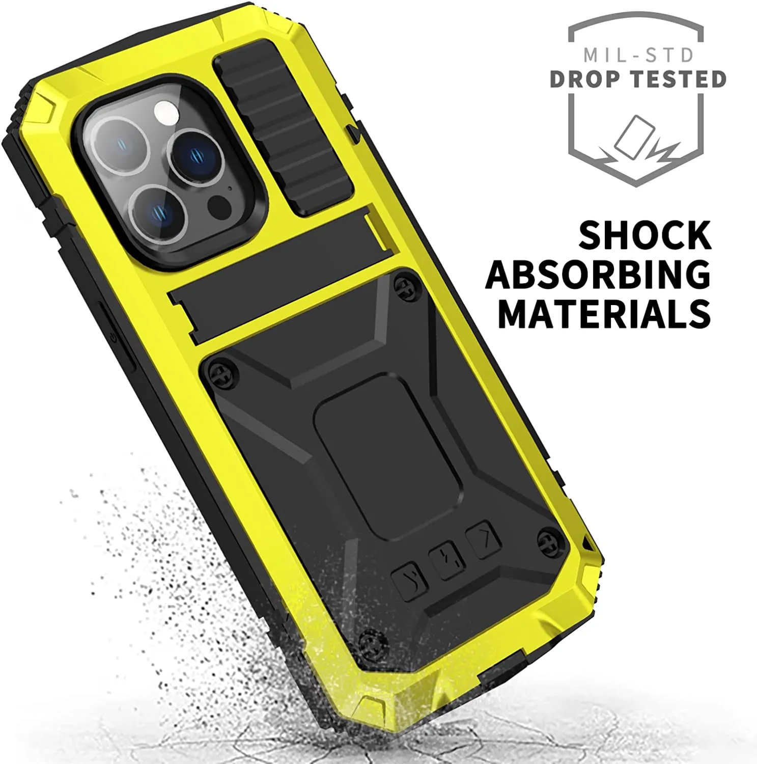 iPhone 14 Pro Max Metal Case with Kickstand | iPhone 14 Pro Max Aluminum Case