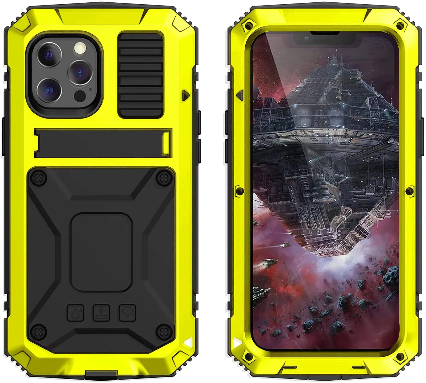 iPhone 14 Pro Max Metal Case with Kickstand | iPhone 14 Pro Max Aluminum Case