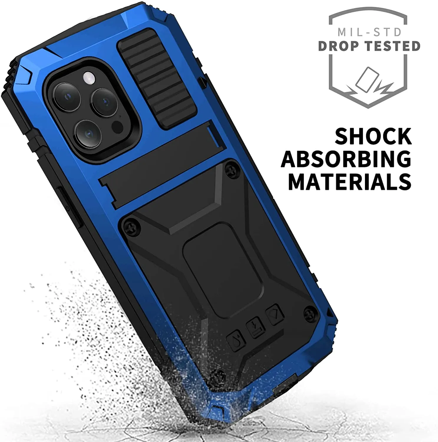 iPhone 14 Pro Max Metal Case with Kickstand | iPhone 14 Pro Max Aluminum Case