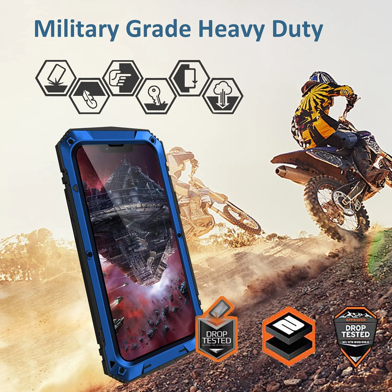 iPhone 14 Pro Max Metal Case with Kickstand | iPhone 14 Pro Max Aluminum Case