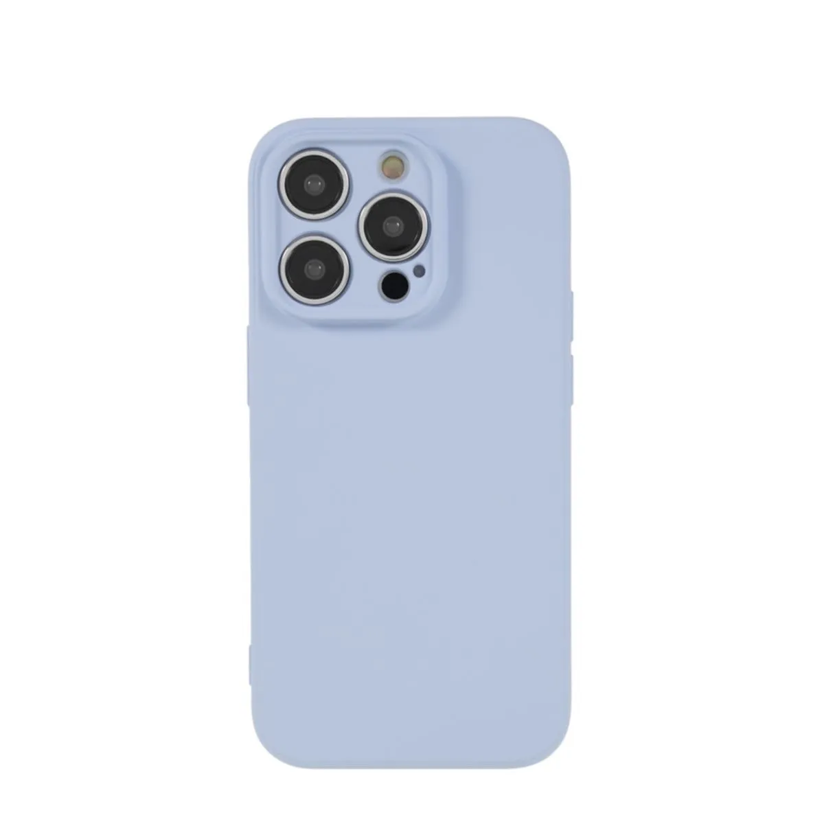 iPhone 14 Pro Max Rubber Case Cover with Camera Protection - Blue Purple (Matt)