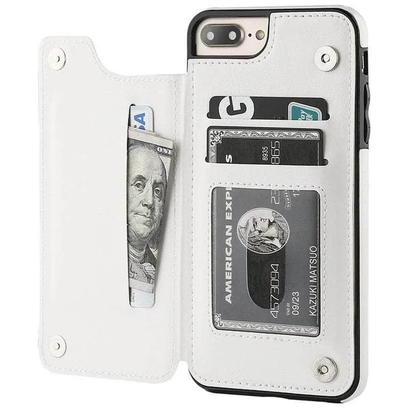 iPhone 14 Pro Max Slim Fit Leather Wallet Card Slots Flip Case