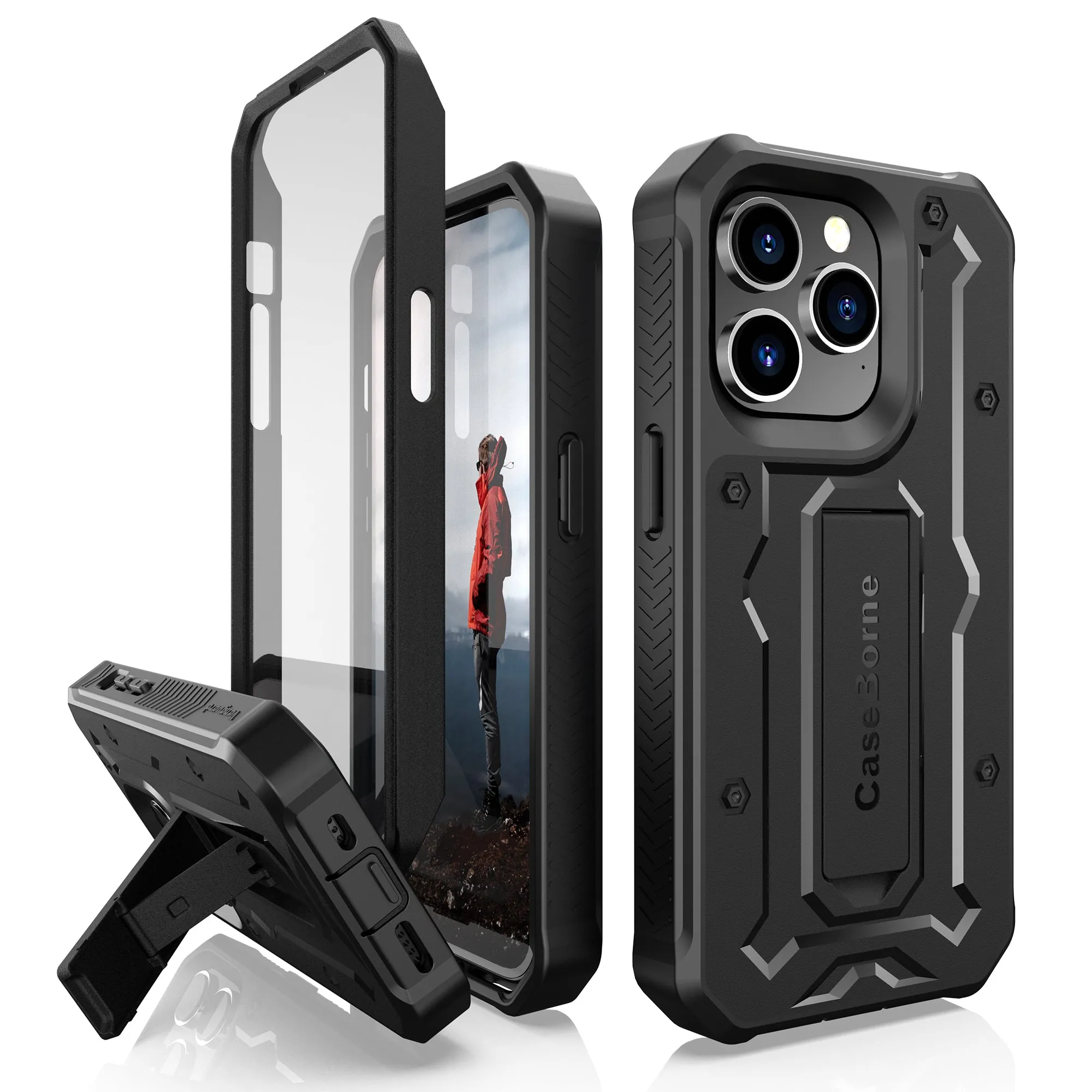 iPhone 14 Pro Rugged Case - Military Grade - 21 Feet Drop Proof