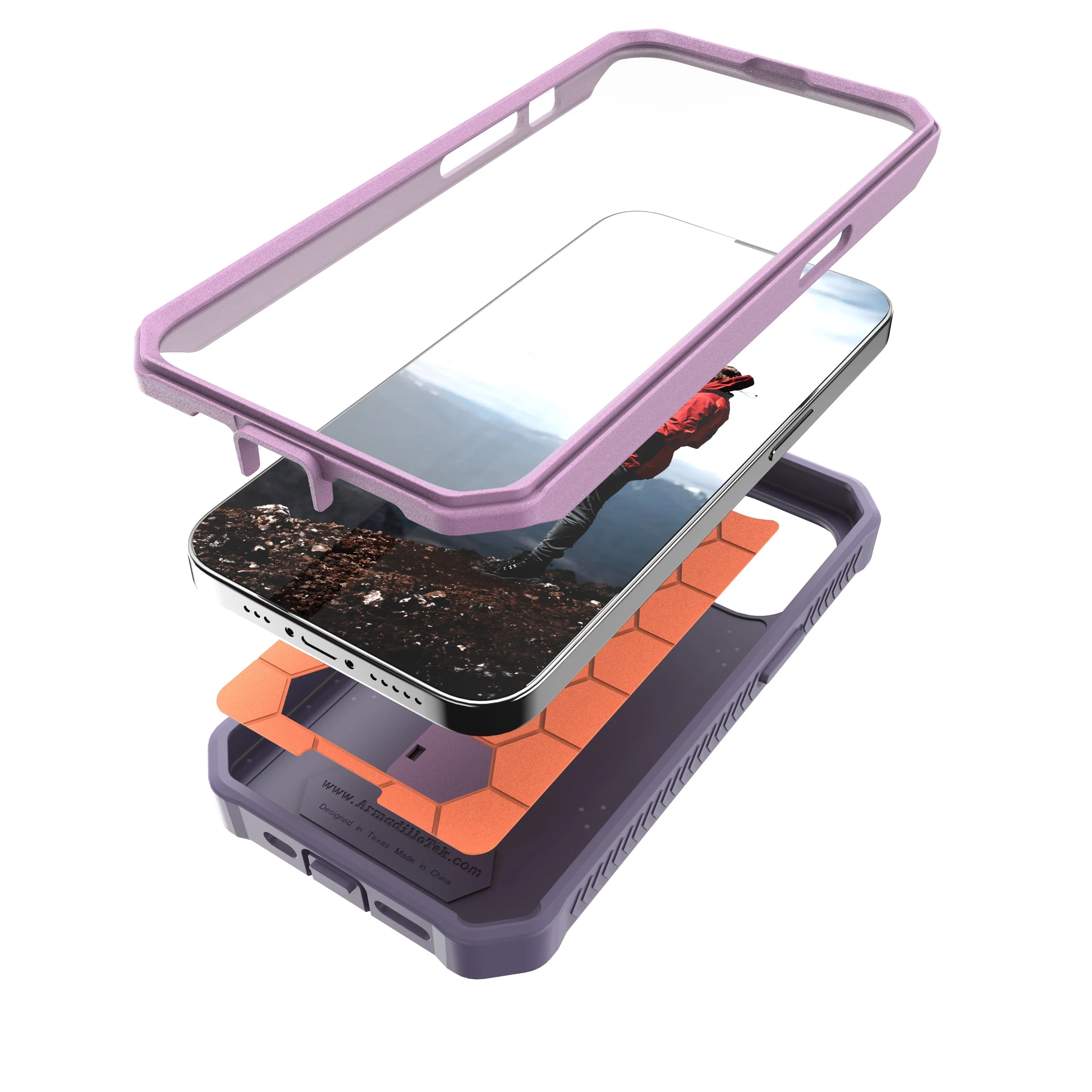 iPhone 14 Pro Rugged Case - Military Grade - 21 Feet Drop Proof