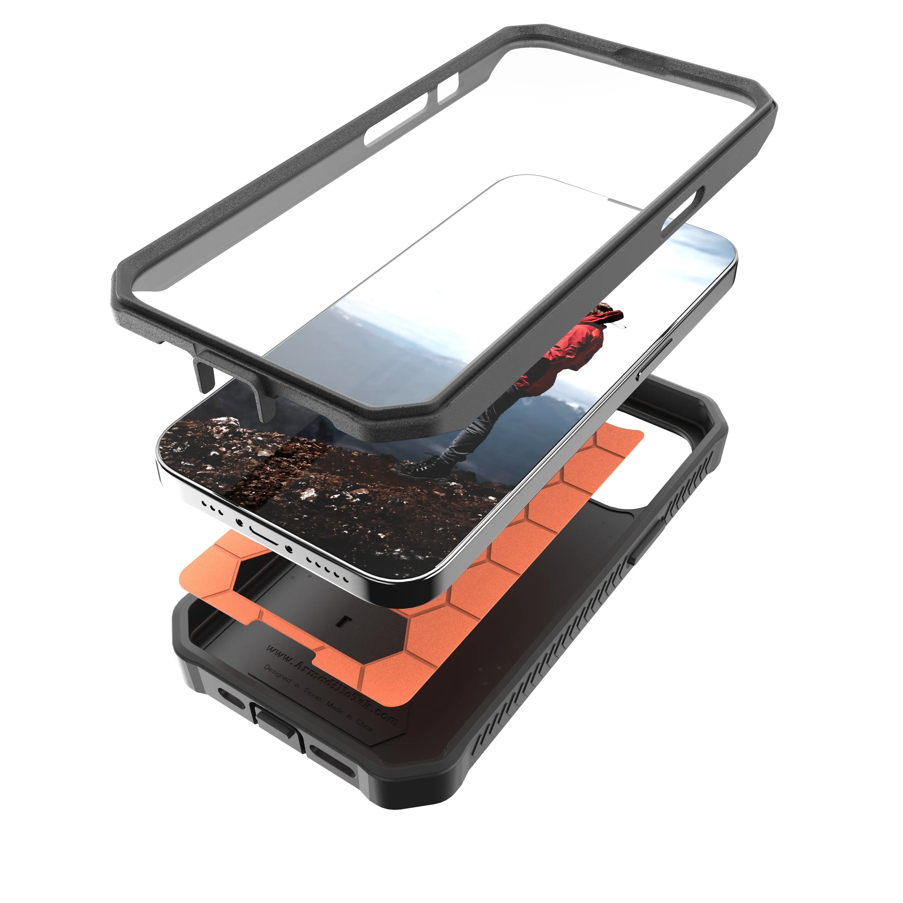 iPhone 14 Pro Rugged Case - Military Grade - 21 Feet Drop Proof