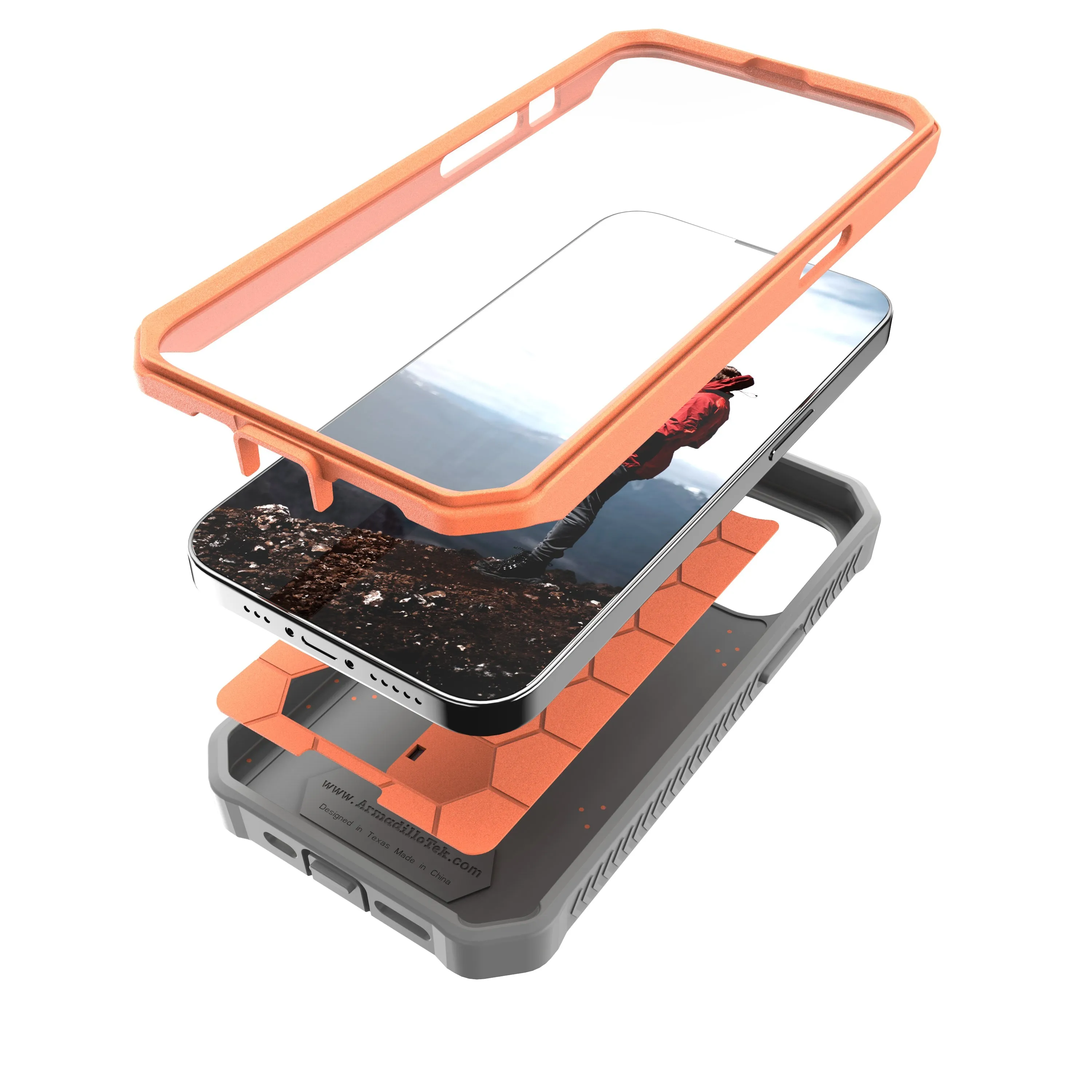 iPhone 14 Pro Rugged Case - Military Grade - 21 Feet Drop Proof