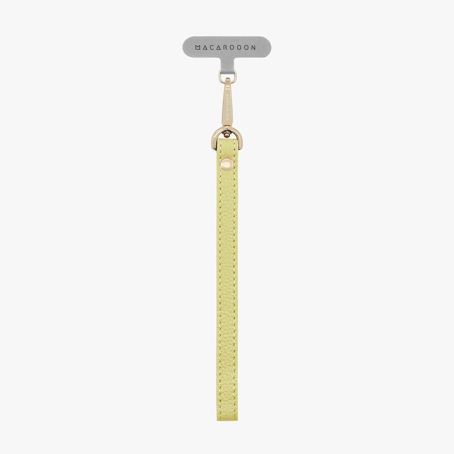 iPhone 15 Clear Case with Wrist Leather Strap