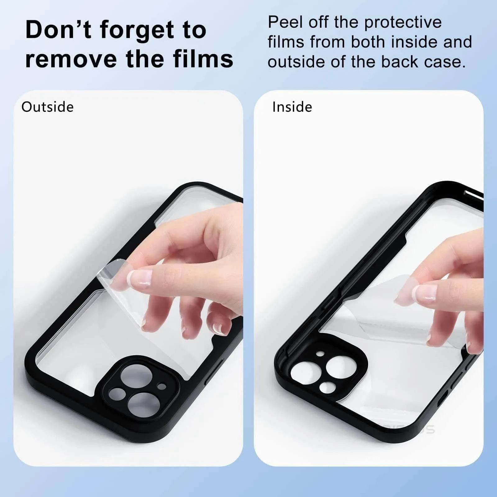 iPhone 15 Plus 360 Degree Full Body Rugged Case