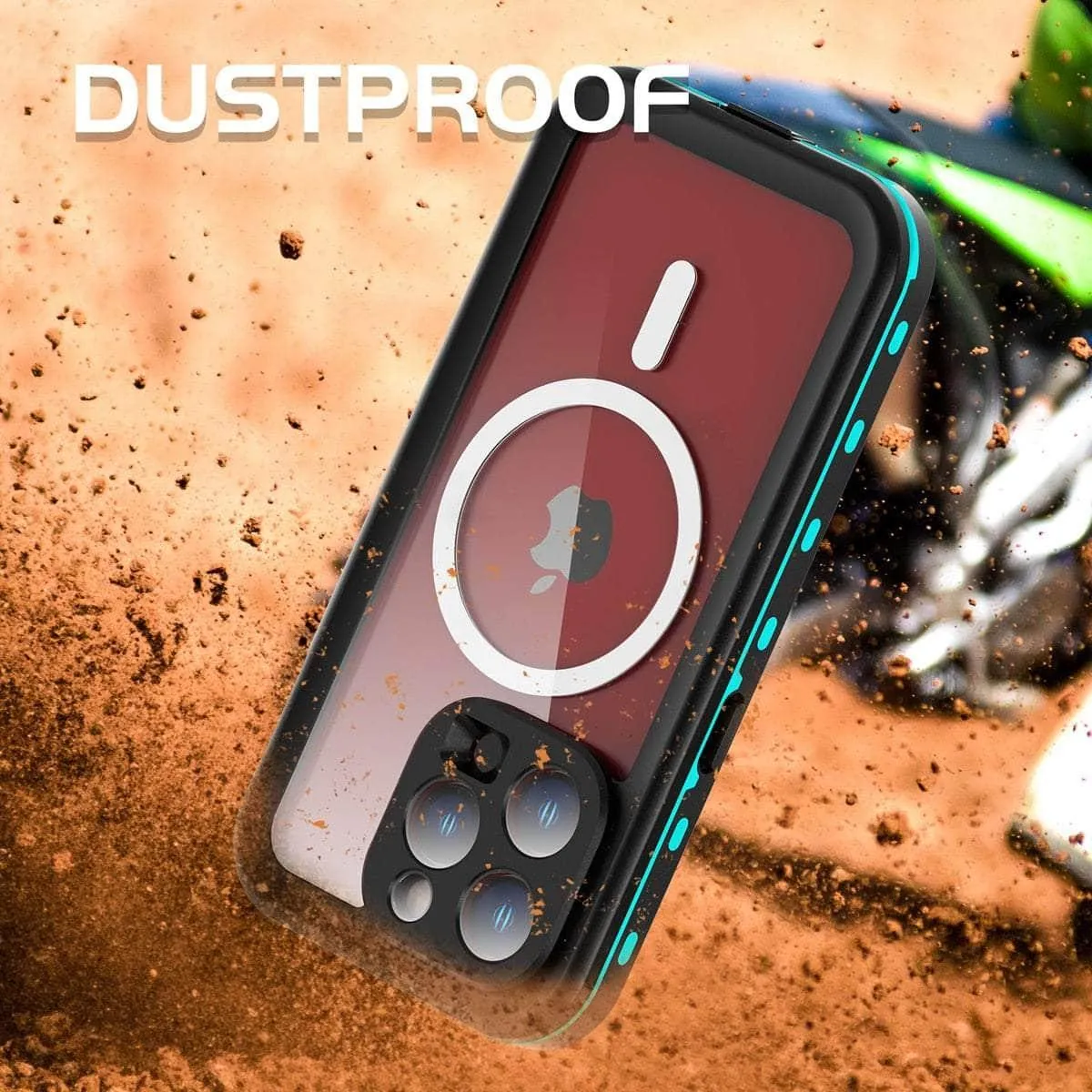 iPhone 15 Pro IP68 Waterproof Wireless MagSafe Case