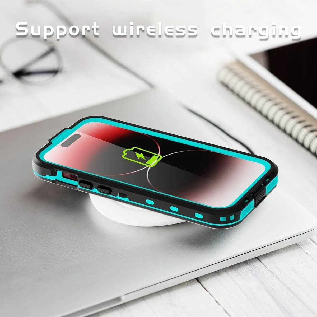 iPhone 15 Pro IP68 Waterproof Wireless MagSafe Case