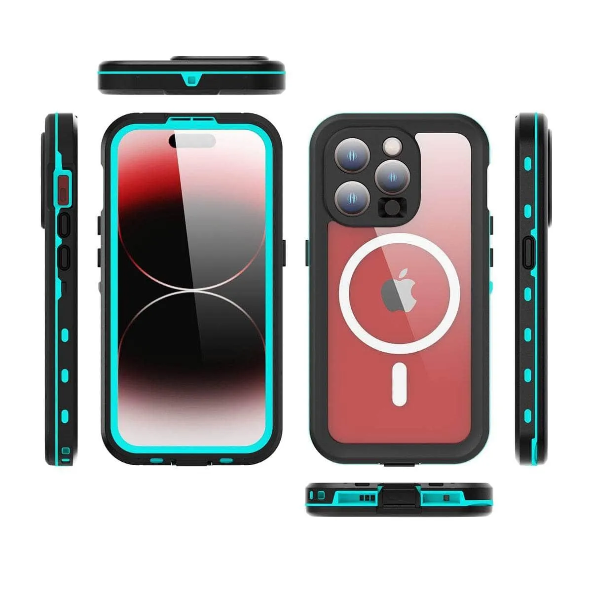 iPhone 15 Pro IP68 Waterproof Wireless MagSafe Case