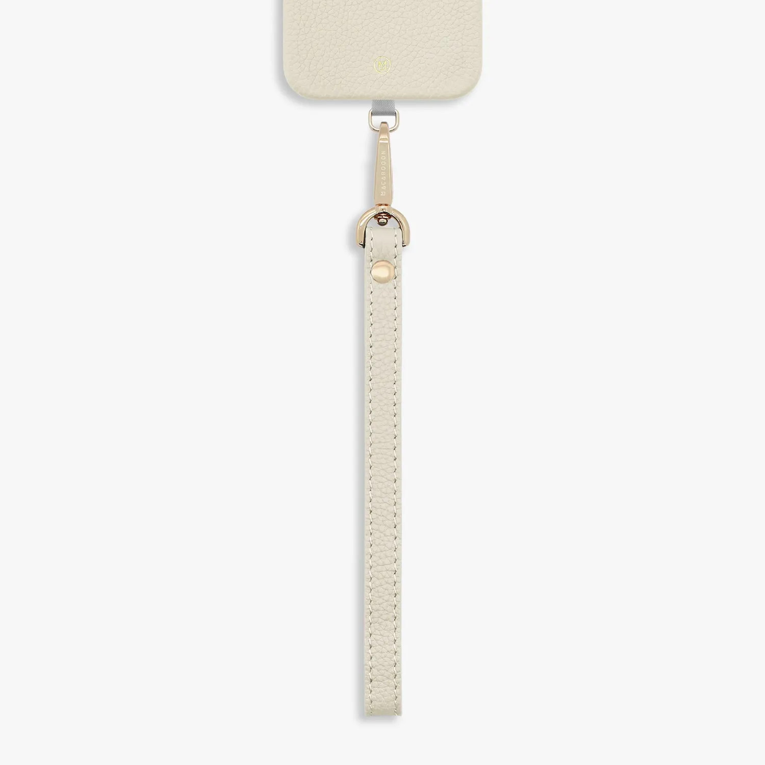 iPhone 15 Pro Leather MagSafe Case with Wrist Leather Strap