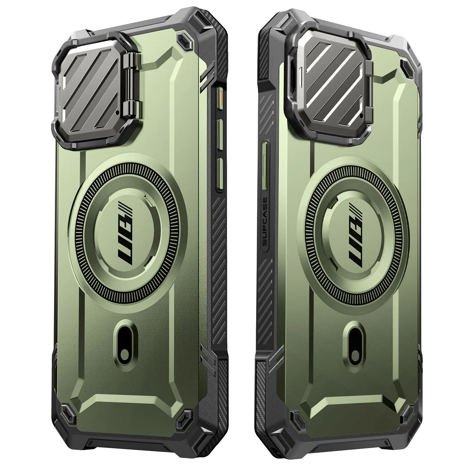 iPhone 15 Pro Max 6.7 inch Unicorn Beetle MAG XT MagSafe Case-Dark Green