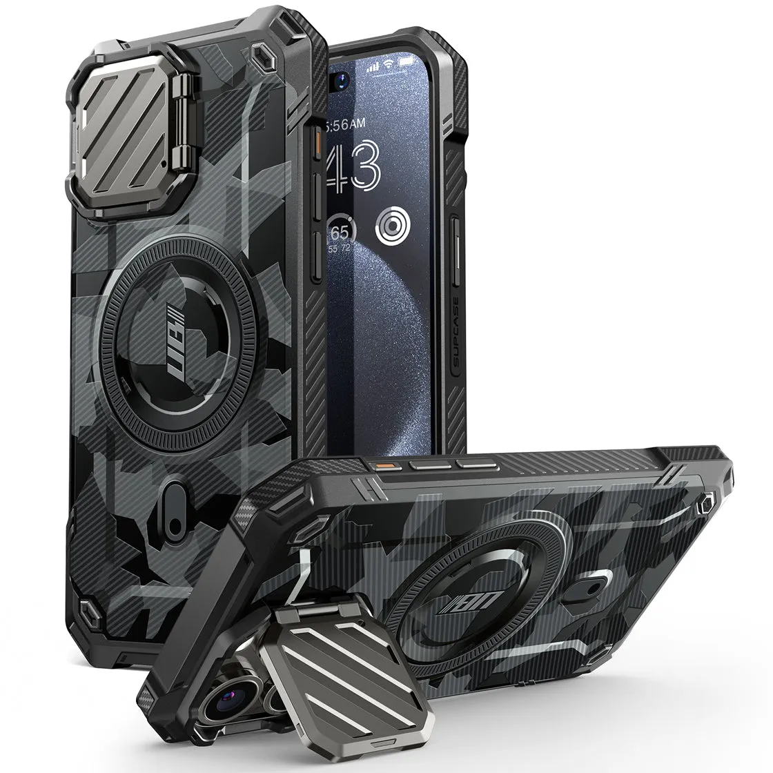 iPhone 15 Pro Max 6.7 inch Unicorn Beetle MAG XT MagSafe Case- Shadow