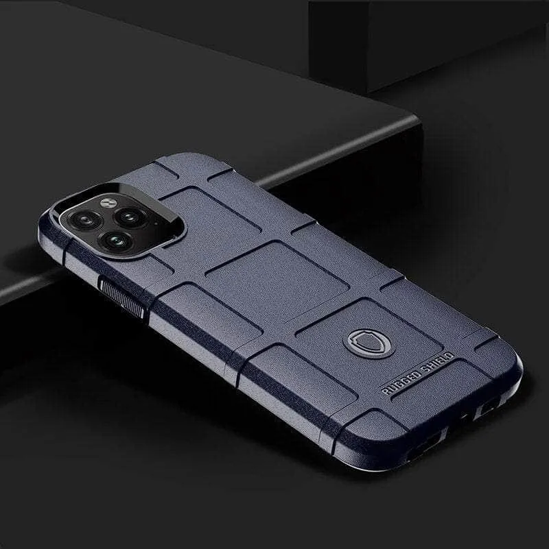 iPhone 15 Rugged Fiber Shield Matte Rubber Case