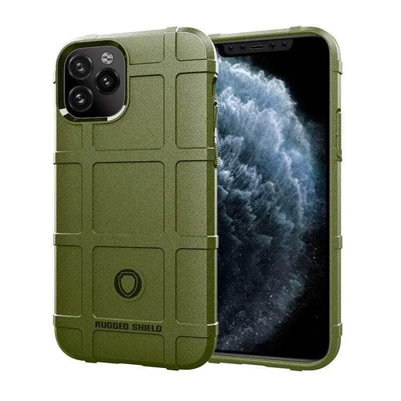 iPhone 15 Rugged Fiber Shield Matte Rubber Case