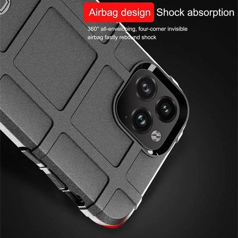 iPhone 15 Rugged Fiber Shield Matte Rubber Case