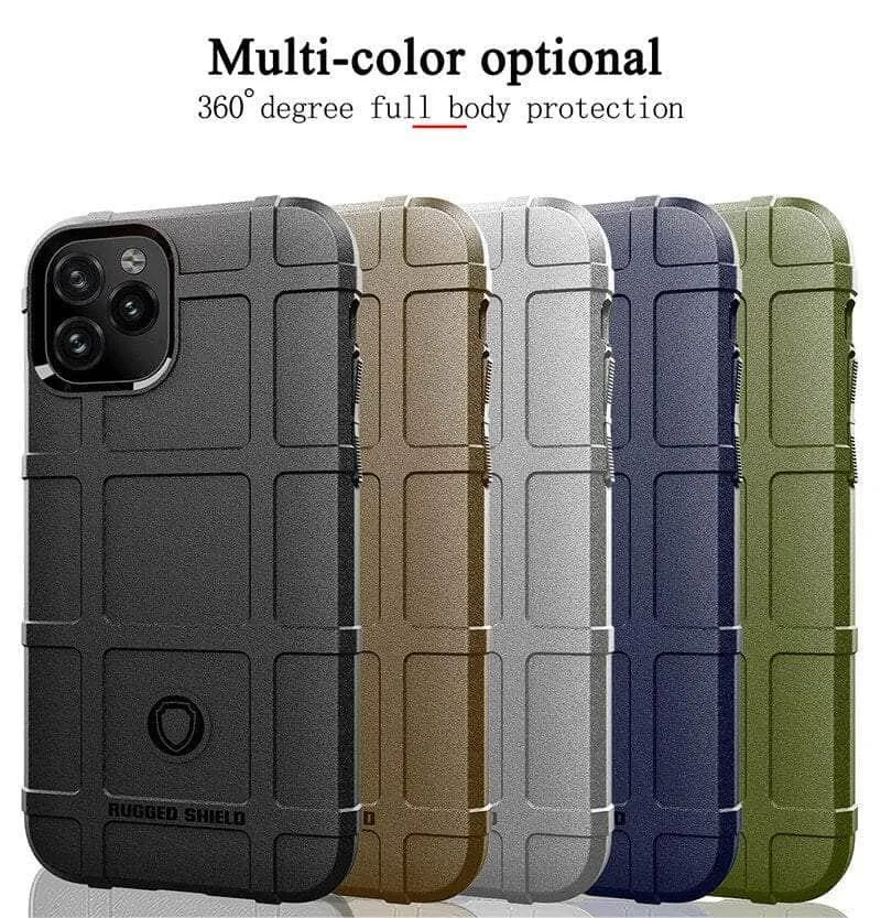 iPhone 15 Rugged Fiber Shield Matte Rubber Case