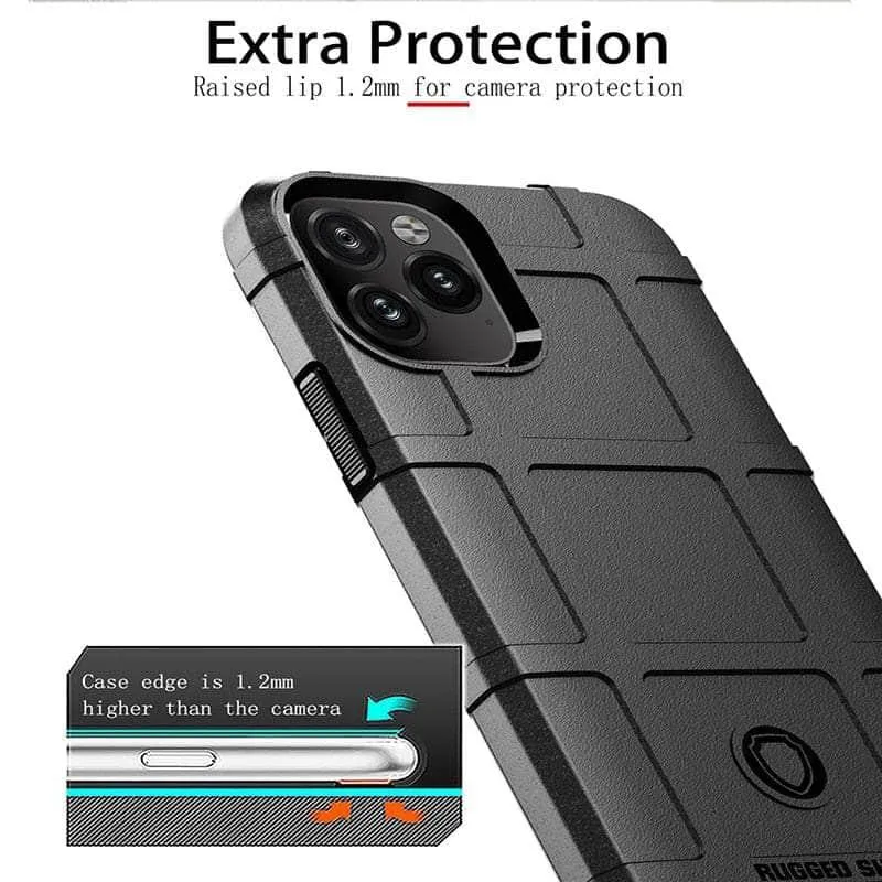 iPhone 15 Rugged Fiber Shield Matte Rubber Case