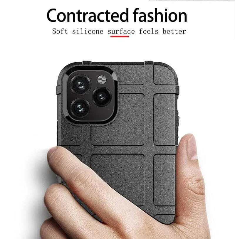 iPhone 15 Rugged Fiber Shield Matte Rubber Case