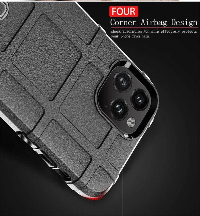 iPhone 15 Rugged Fiber Shield Matte Rubber Case