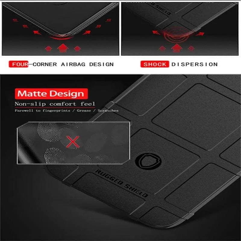 iPhone 15 Rugged Fiber Shield Matte Rubber Case