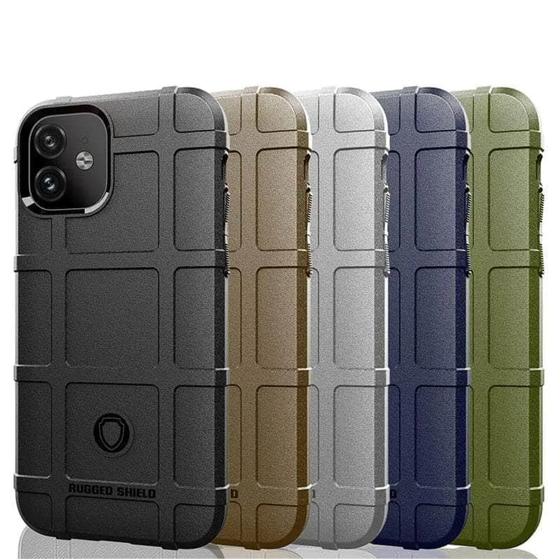 iPhone 15 Rugged Fiber Shield Matte Rubber Case