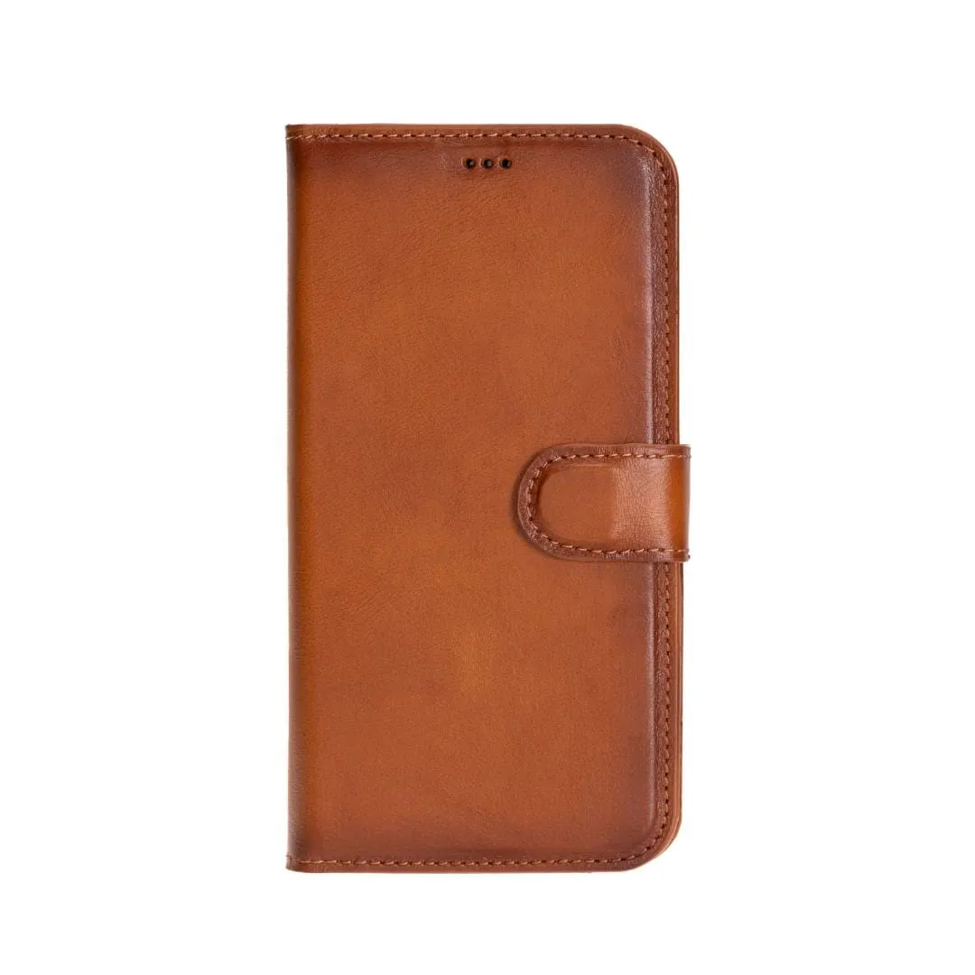iPhone 16 Pro Case in Leather With RFID - Tan