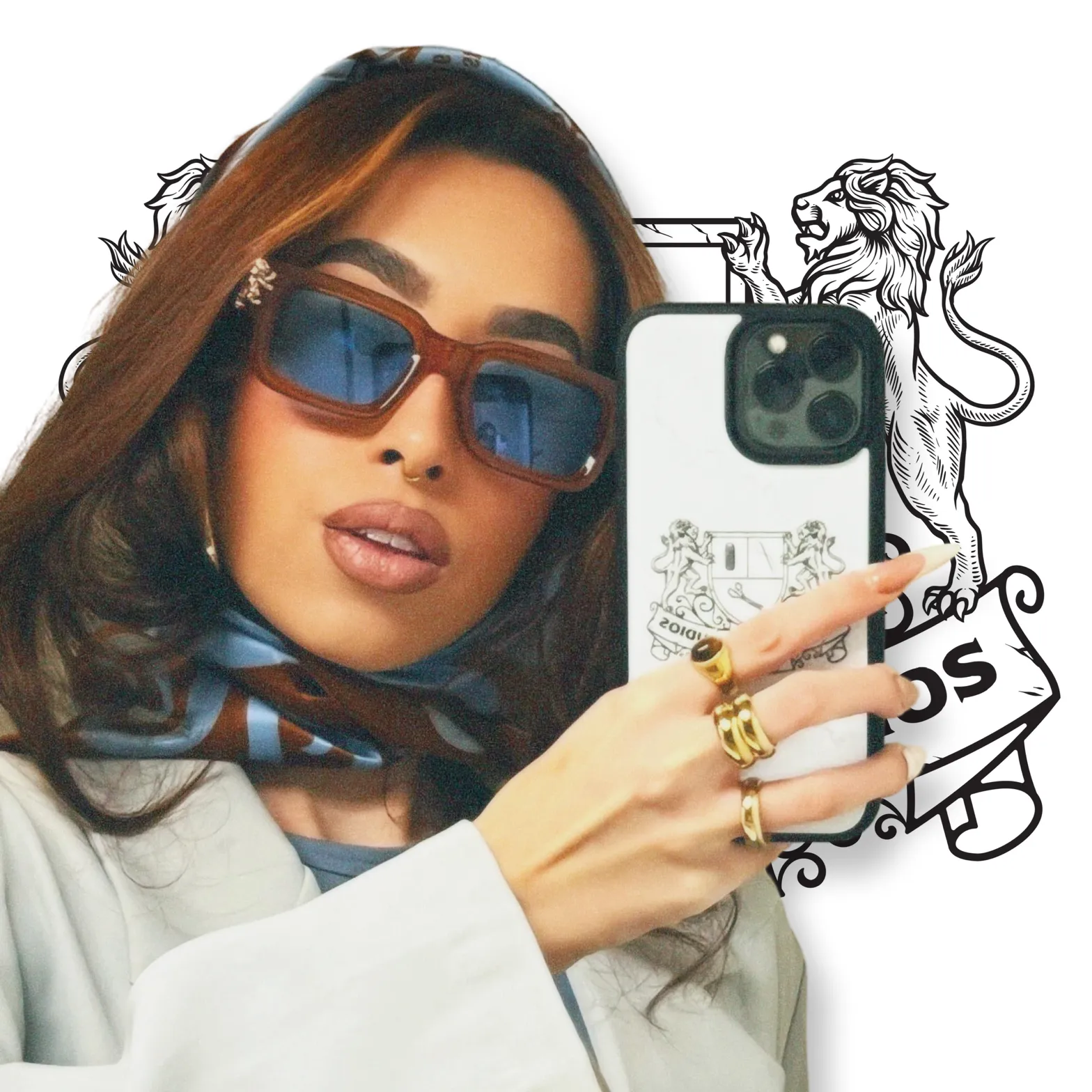 iPhone 16 Pro Case - White Marble - 4 Design Options