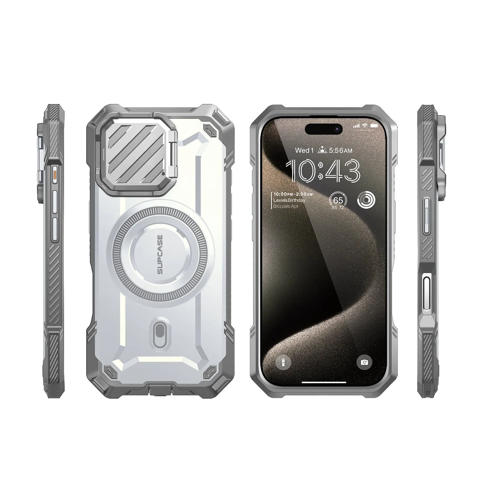 iPhone 16 Pro Max 6.9 inch Unicorn Beetle MAG XT MagSafe Case- White