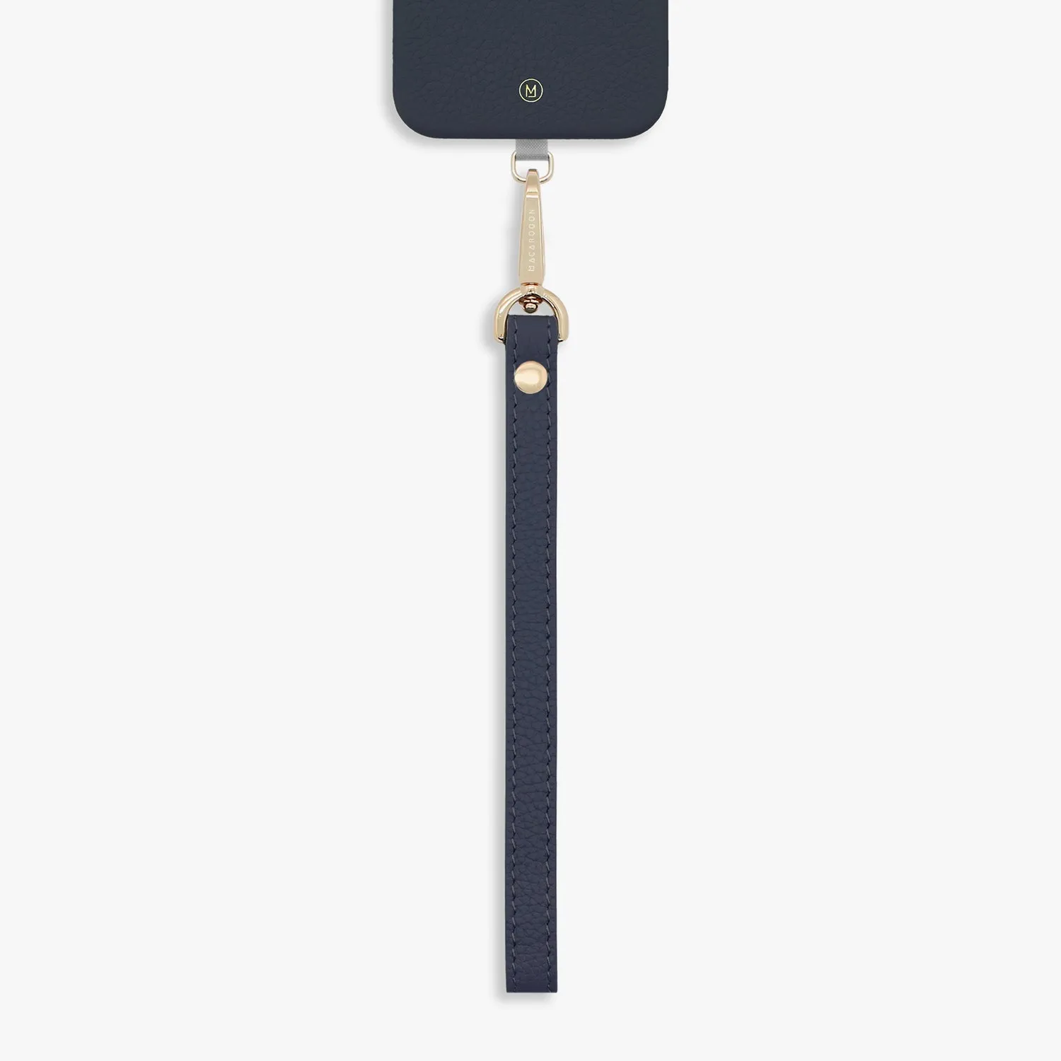 iPhone 16 Pro Max Leather MagSafe Case with Wrist Leather Strap