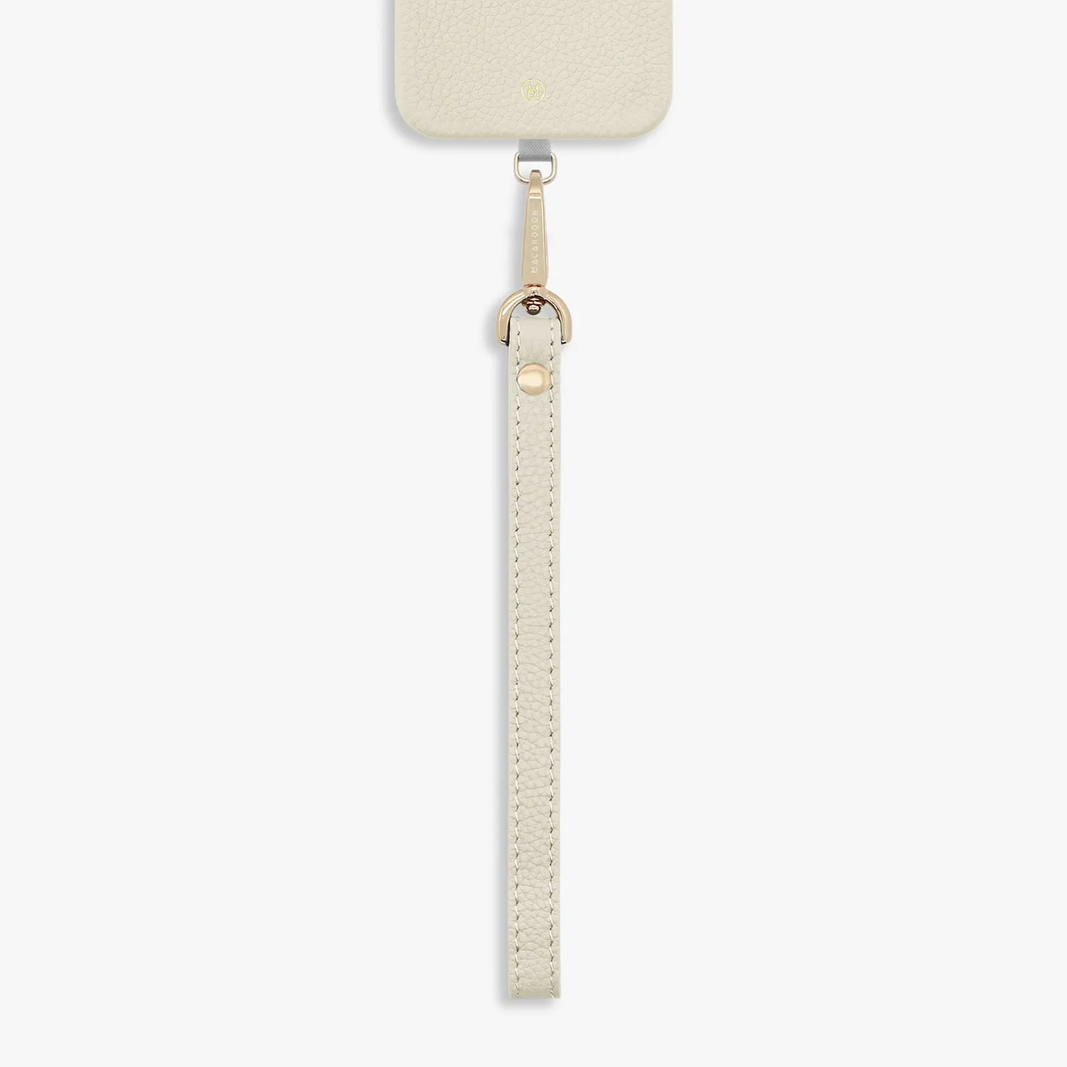 iPhone 16 Pro Max Leather MagSafe Case with Wrist Leather Strap