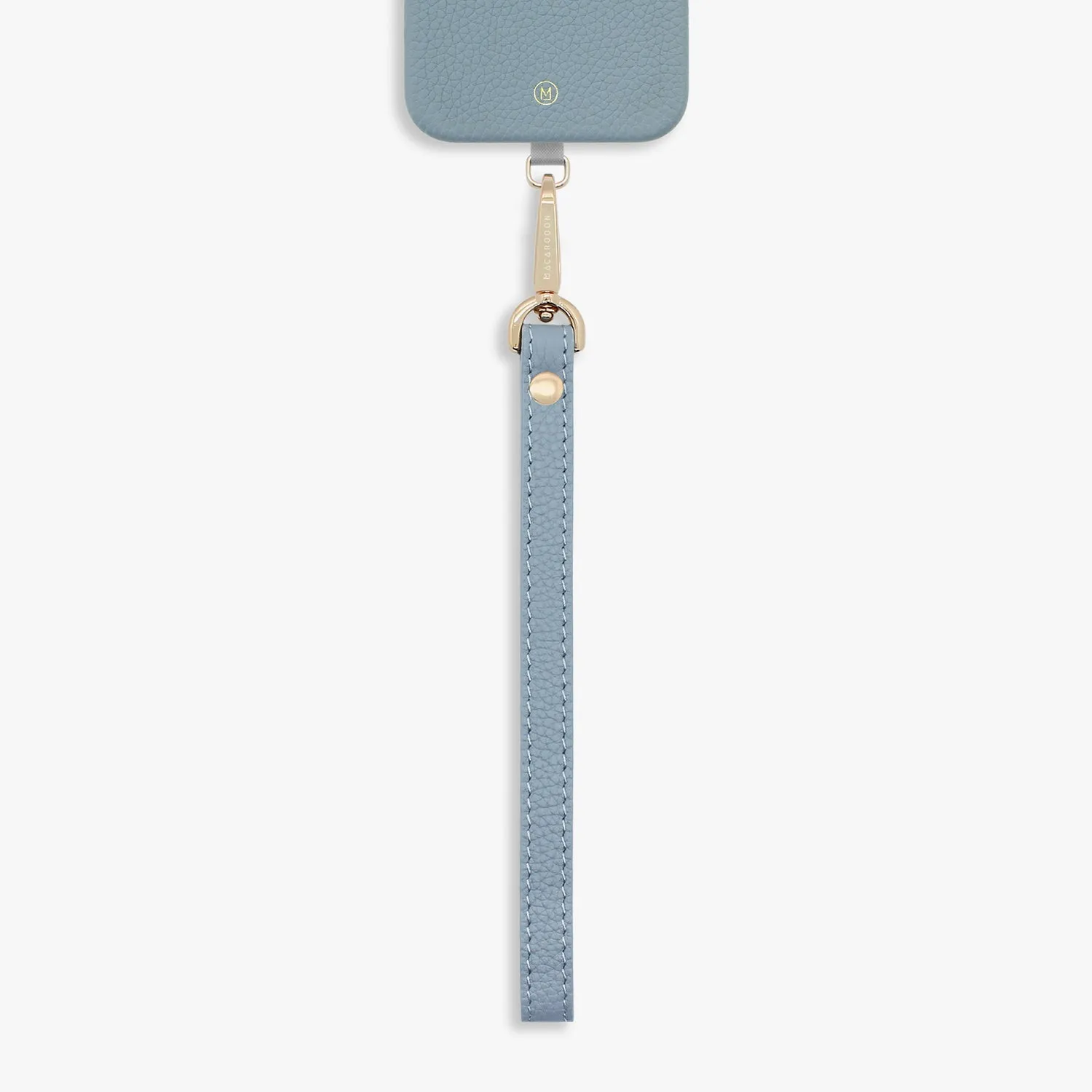 iPhone 16 Pro Max Leather MagSafe Case with Wrist Leather Strap
