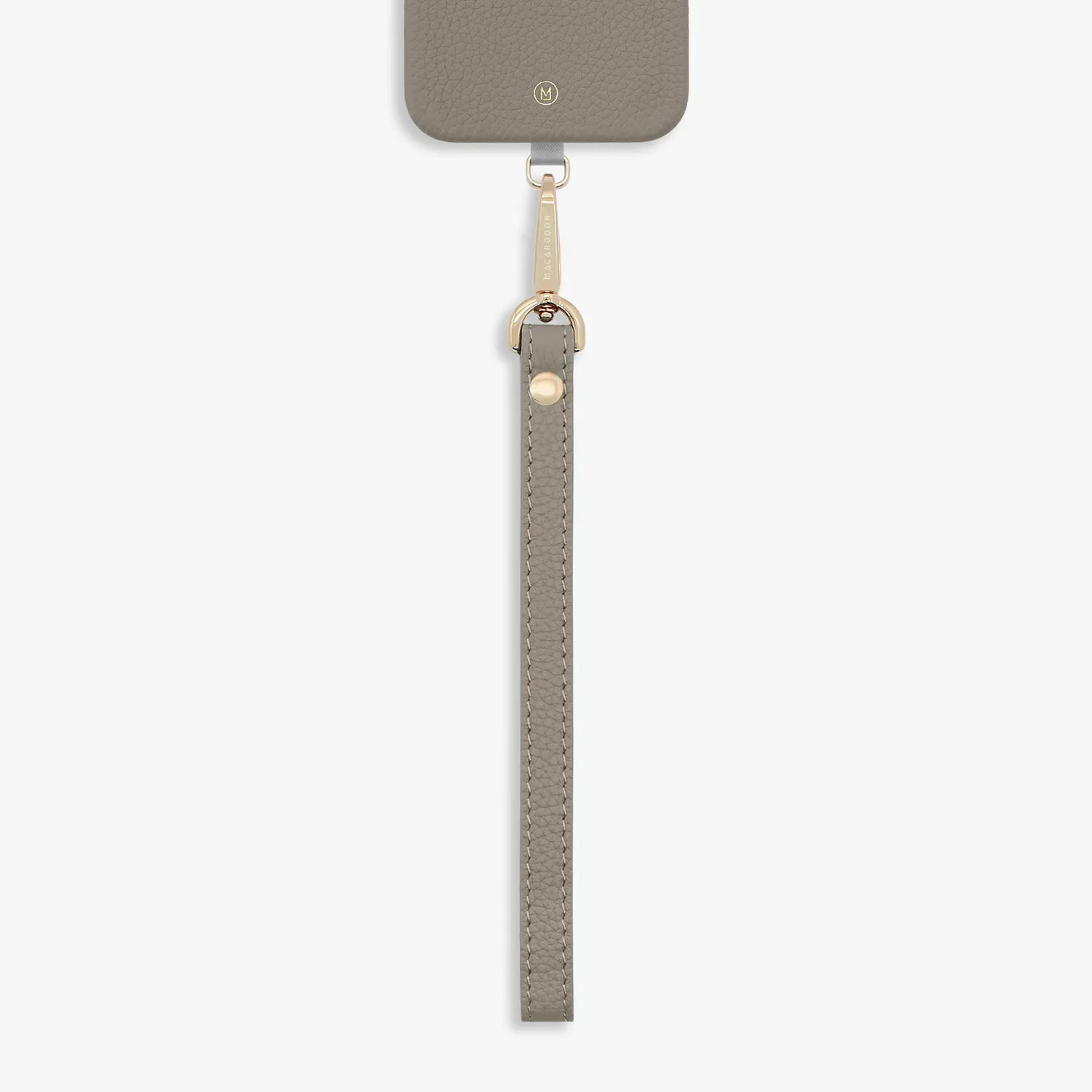 iPhone 16 Pro Max Leather MagSafe Case with Wrist Leather Strap