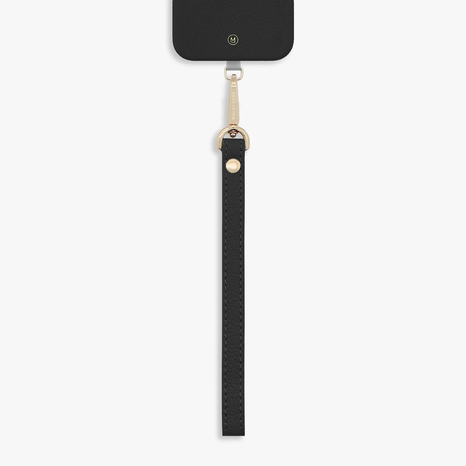iPhone 16 Pro Max Leather MagSafe Case with Wrist Leather Strap