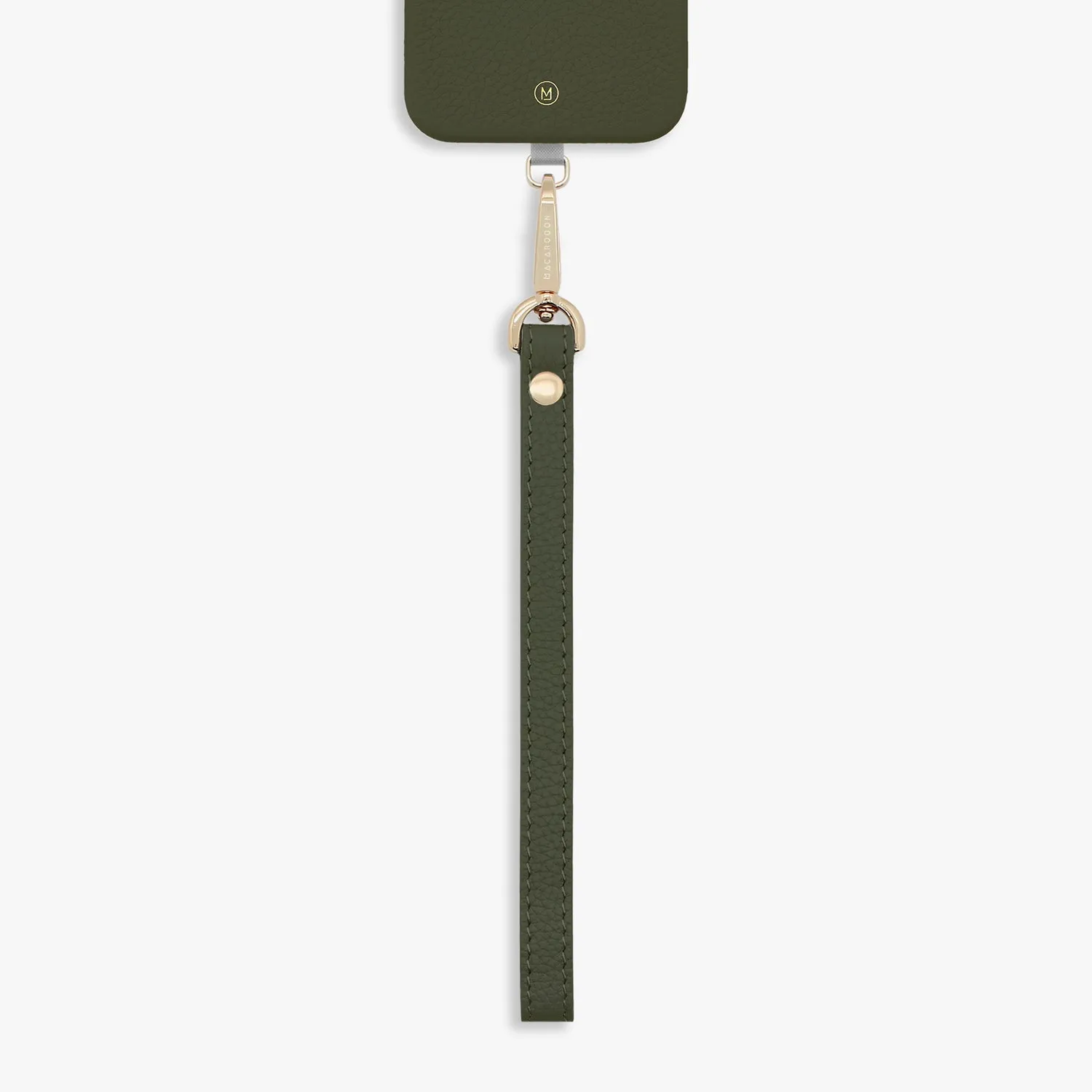 iPhone 16 Pro Max Leather MagSafe Case with Wrist Leather Strap