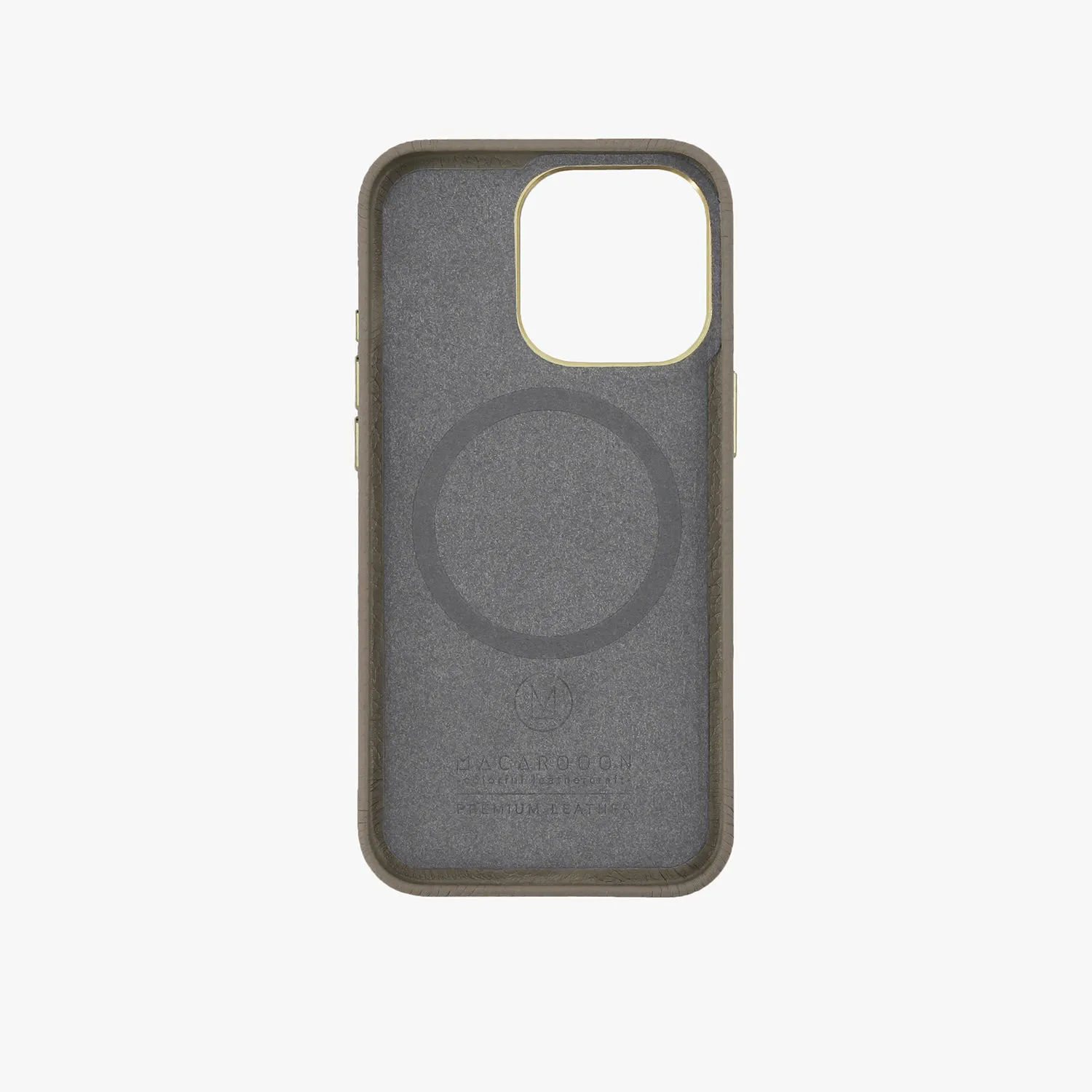 iPhone 16 Pro Max Leather MagSafe Case with Wrist Leather Strap