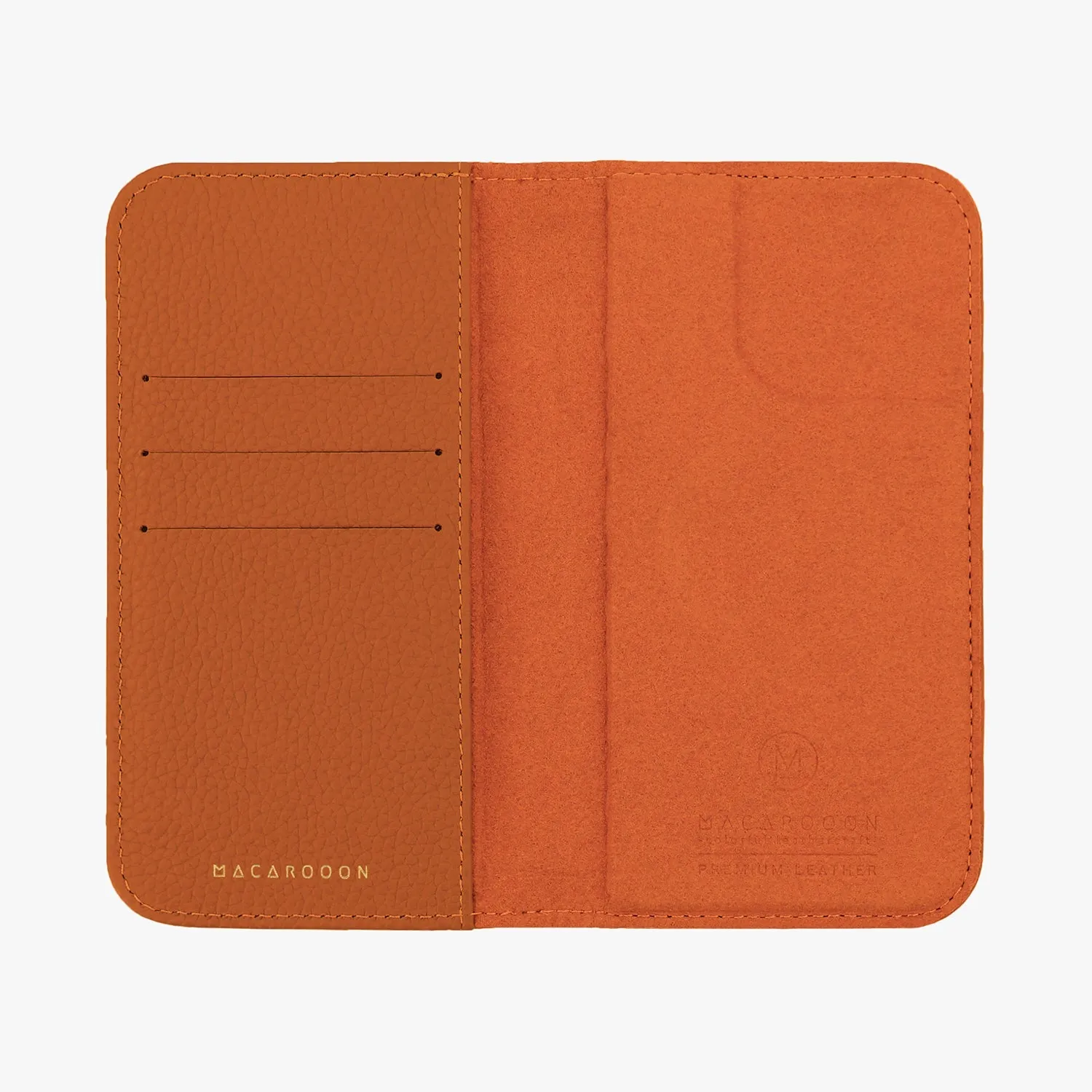 iPhone 16 Pro Max MagSafe Leather Flip Cover with Leather Case