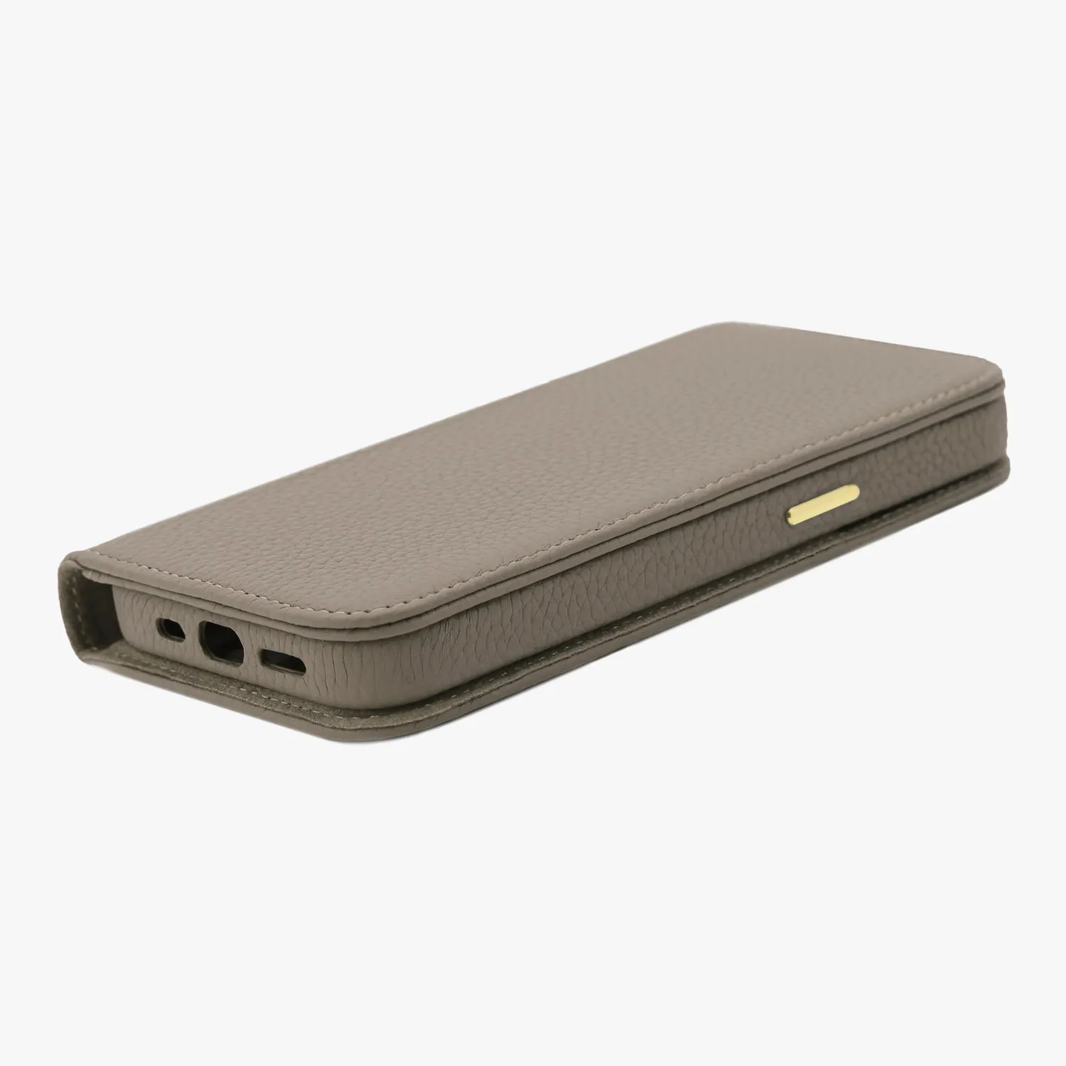 iPhone 16 Pro Max MagSafe Leather Flip Cover with Leather Case