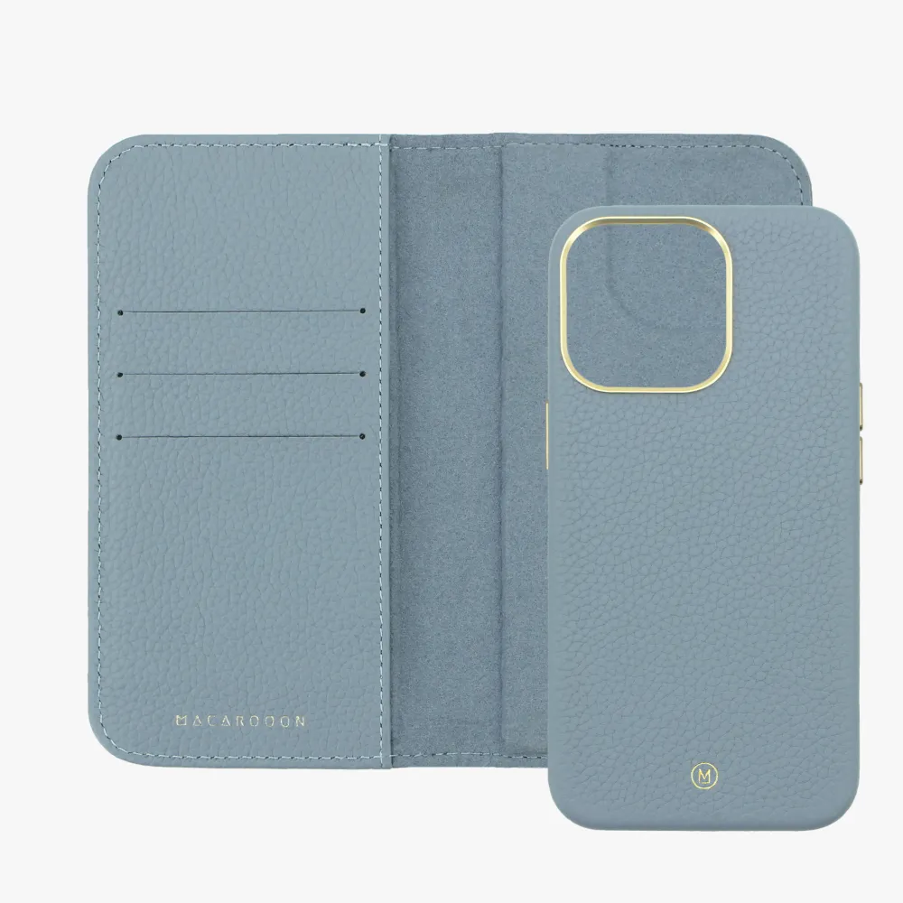 iPhone 16 Pro Max MagSafe Leather Flip Cover with Leather Case