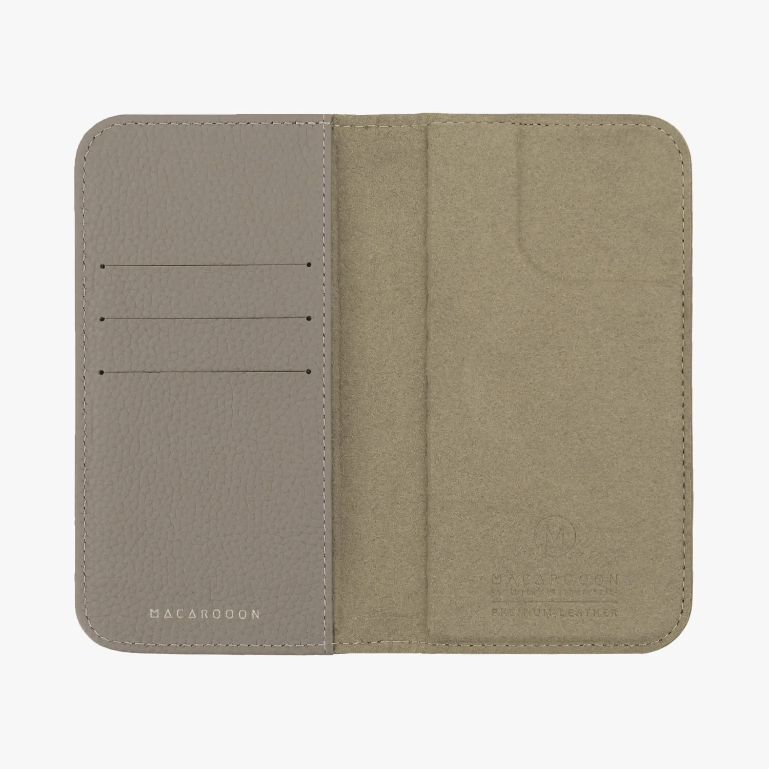 iPhone 16 Pro Max MagSafe Leather Flip Cover with Leather Case