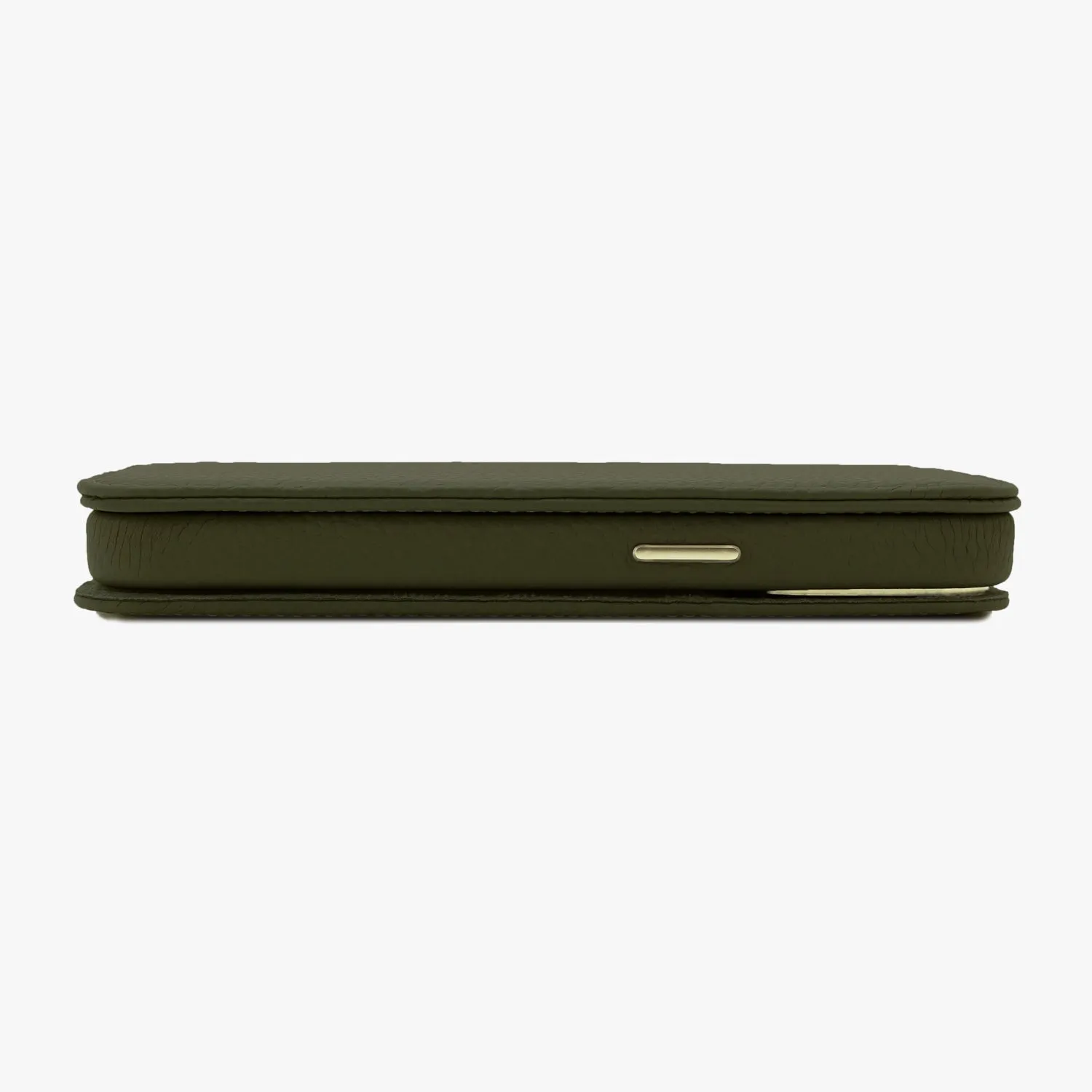 iPhone 16 Pro Max MagSafe Leather Flip Cover with Leather Case