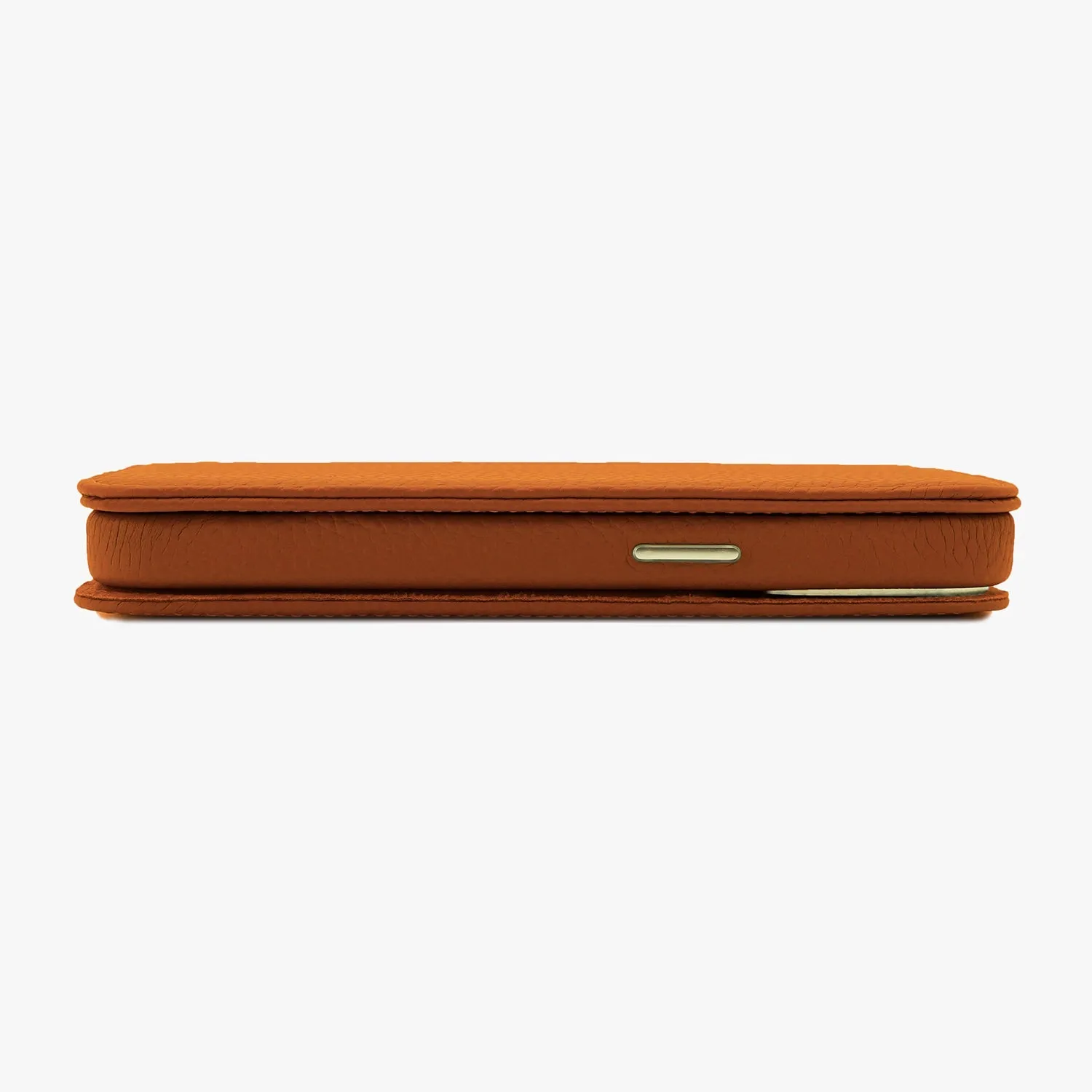 iPhone 16 Pro Max MagSafe Leather Flip Cover with Leather Case